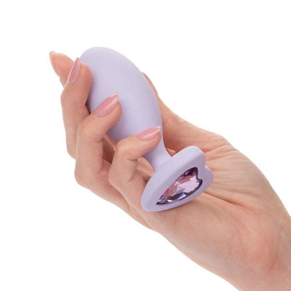 First Time Crystal Booty Duo Silicone Butt Plug Set