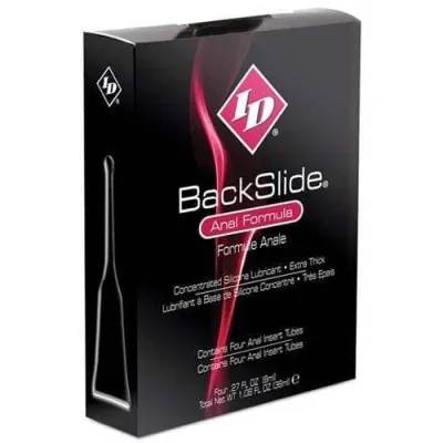 ID Backslide Silicone Lubricant 8ml Long Tube 4pack