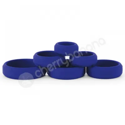 Renegade Build A Cage Blue Cock Rings 6 Pack