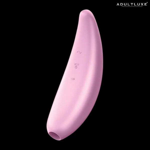 Satisfyer Curvy 3+ Pink App Controlled Vibrating Clitoral Stimulator