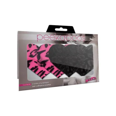 Wildcat Hearts Pasties Pink black