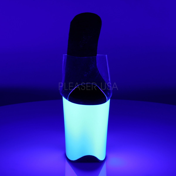 8 inches Heel, 4 inches PF Slide, Neon UV Reactive — image 2 of 4