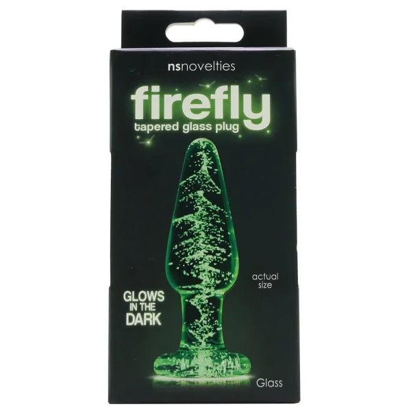 Firefly Glass - Tapered Plug - Small - Clear