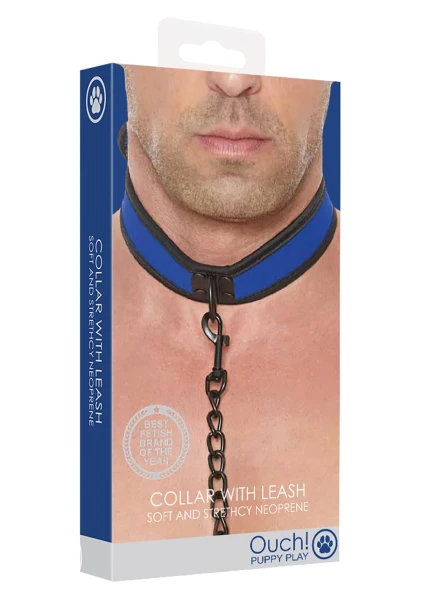 Ouch! Luxury Collar with Leash
