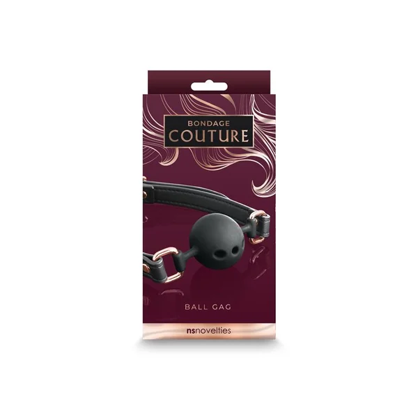 Bondage Couture Ball Gag Black — image 9 of 9