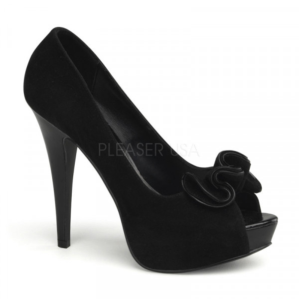 LOLITA-10 - Peep Toe Platform Pump W/ Ruffle Detail At Toe — image 5 of 16