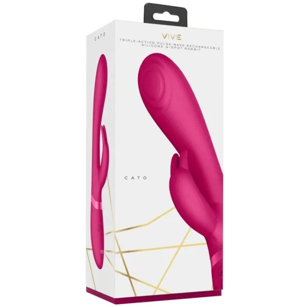 Vive Cato Pulse Wave G-Spot Rabbit Vibrator