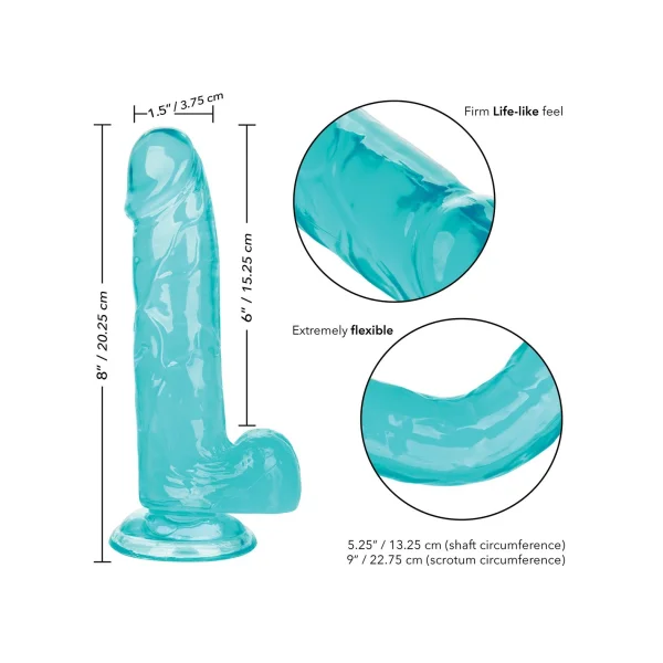 Size Queen 6 Inch - Blue