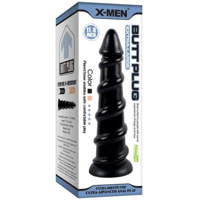 11 5 Spiral Cone Butt Plug