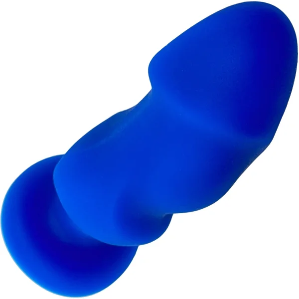 Topped Toys HILT 105 Silicone Butt Plug - Blue Steel