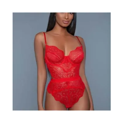 Bettany Bodysuit Red L