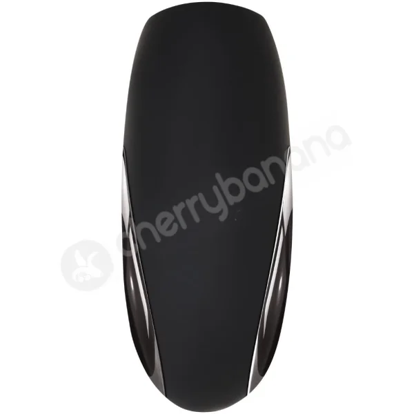 Evolved Lickity Slit Black Round Tongue-Flicking Clit Vibrator