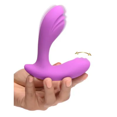 10X G Pearl G Spot Stimulator With Moving Beads Purple