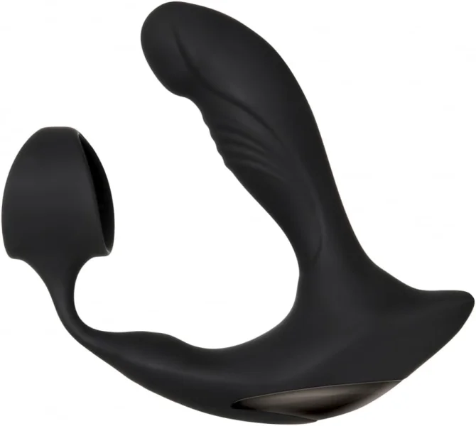 Silicone Rechargeable Strapped & Tapped Black