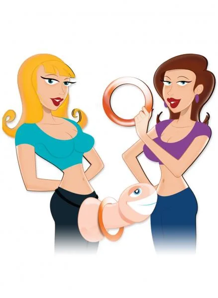 Mr Party Pecker Inflatable Strap On Ring Toss Game