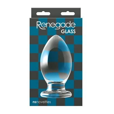 NS Novelties Renegade Glass Clear Bishop