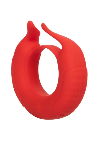 Silicone Rechargeable Taurus Enhancer Vibrating Cock Ring By CalExotics
