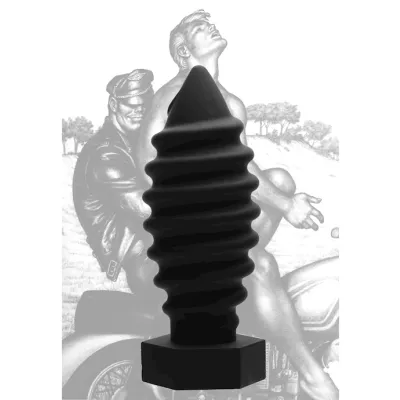 Tom Of Finland Screw U Anal Plug Black 8 8 Inch