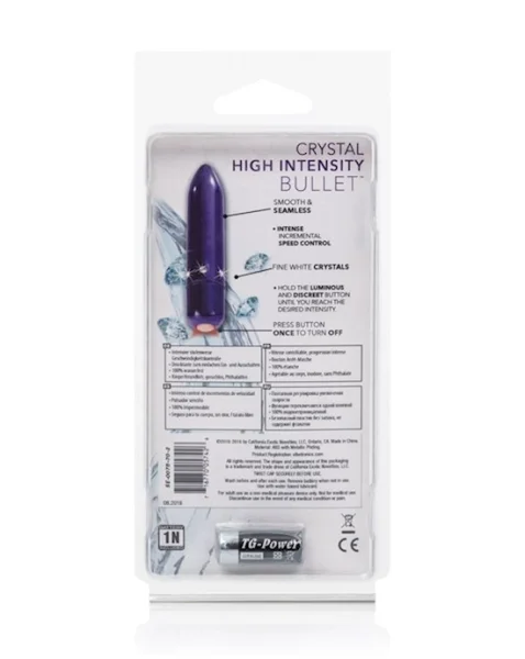 Crystal High Intensity Bullet - Purple - 2.5 Inch