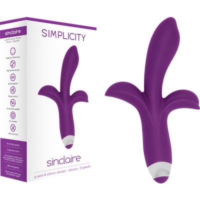 SINCLAIRE G Spot Clitoral Vibrator Purple