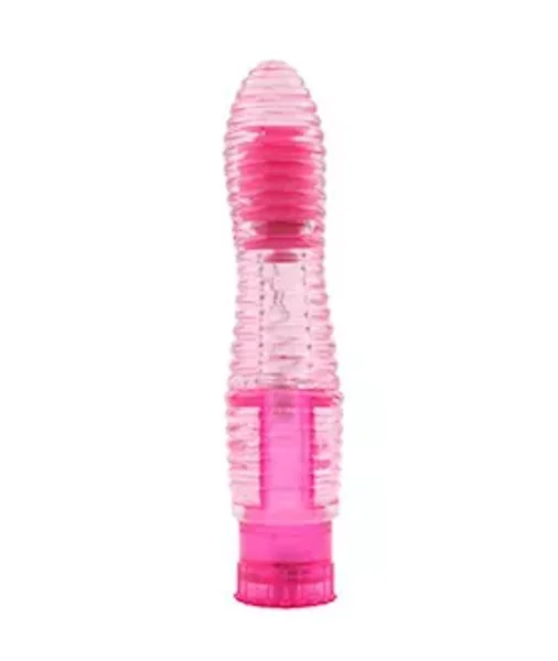 Lines Exciter Ribbed Vibrator - 6.3 Inch - Pink - 6.3 Inch — image 4 of 5