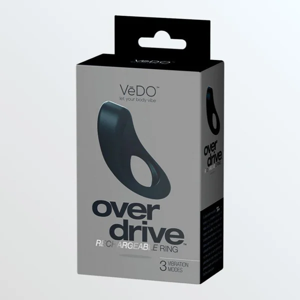 VeDO Overdrive Rechargeable Vibe Ring - Black — image 22 of 22