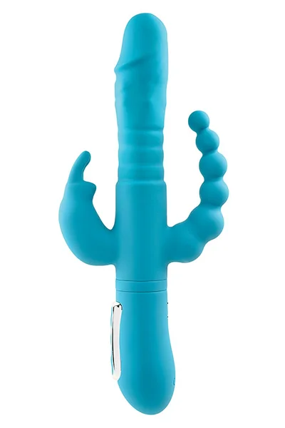 Adam and Eve 10" Thrusting & Rotating Beaded Triple-Stimulation Joy Rabbit — image 7 of 20