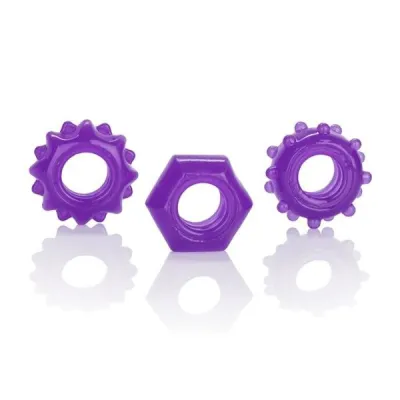 Cock Rings Reversible Ring Set Pack Of 3