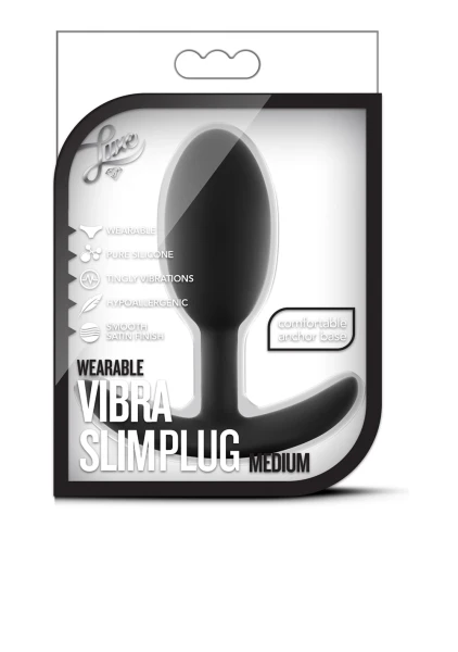 Luxe - Wearable Vibrating Slim Medium Plug