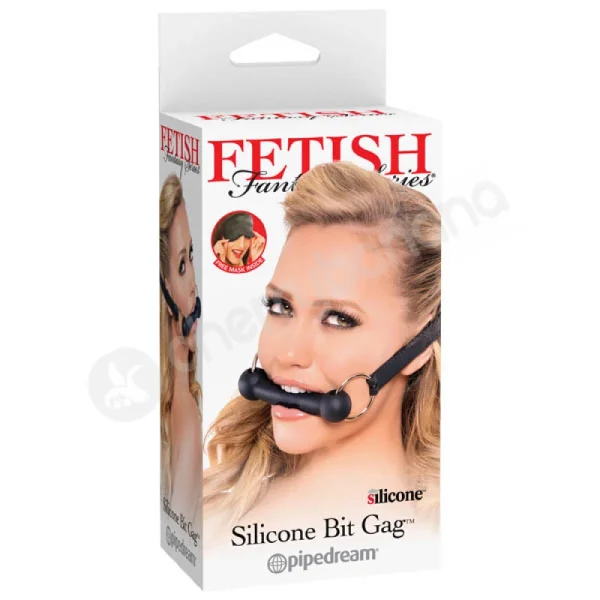 Fetish Fantasy Series Black Silicone Bit Gag