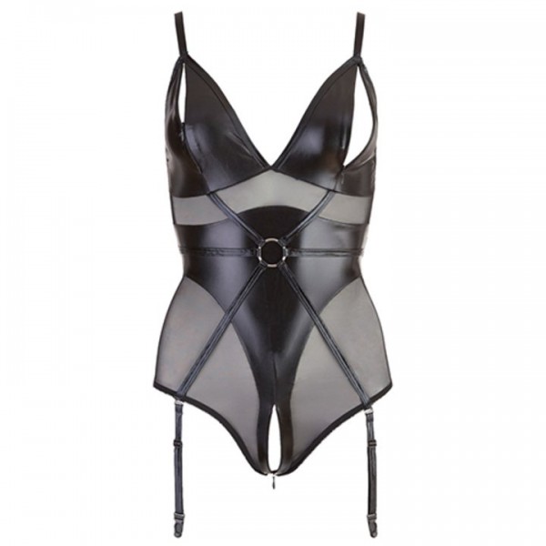 Cottelli Collection Peephole Crotchless Bondage Body — image 4 of 5