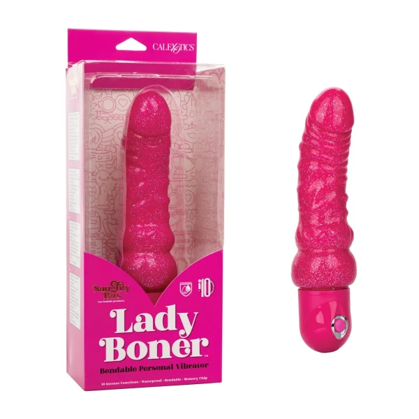 Naughty Bits Lady Boner Bendable Personal Vibrator