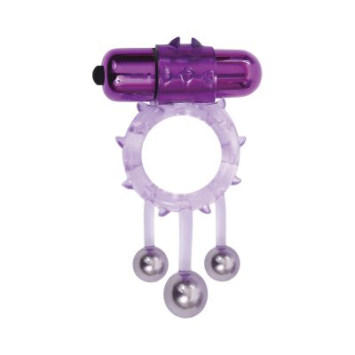 A e Triple Ball Bangin Vibrating Ring