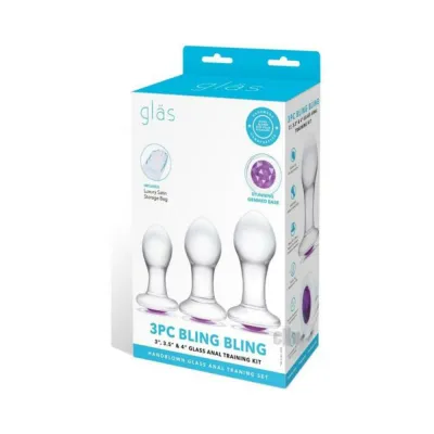 Glas Bling Bling 3 3 5 4 Glass Anal Training Kit
