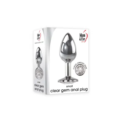 Clear Gem Anal Plug Small