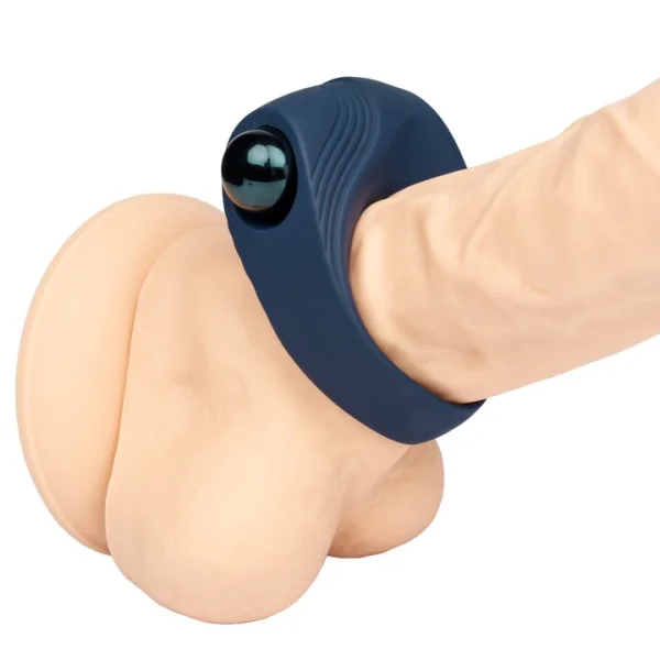 Bondara Power Lifter Navy Silicone Vibrating Cock Ring — image 5 of 5