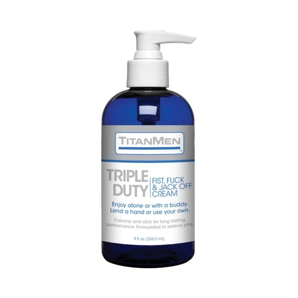 Titanmen - Triple Duty Fist, Fuck & Jack Off Cream 8oz.