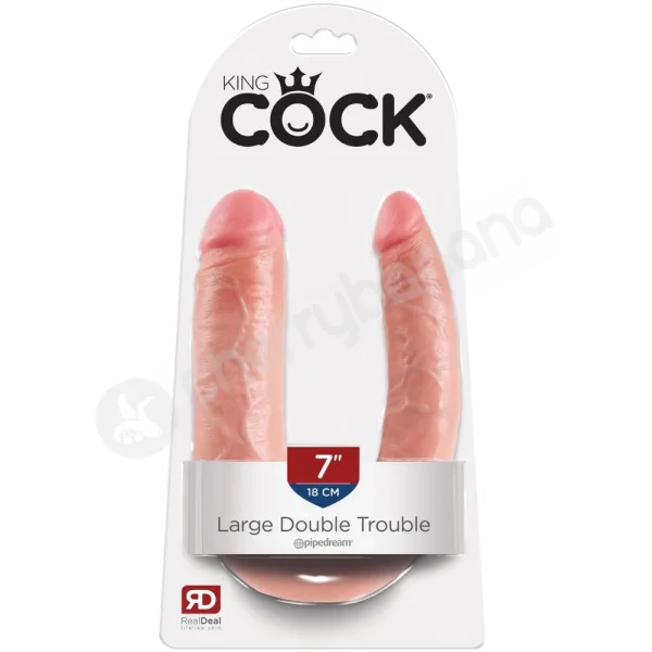 King Cock Large Flesh Double Trouble Dong