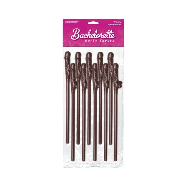 Bachelorette Party Favors - Dicky Sipping Straws
