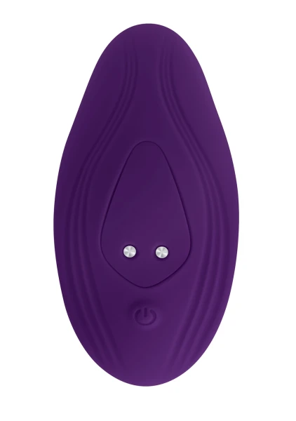 Playboy Our Little Secret Rechargeable Silicone Panty Vibe With Remote - Purple
