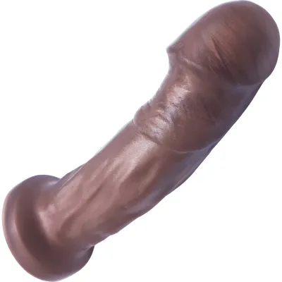 Maxime Dual Density Silicone Dildo By Uberrime Chocolate