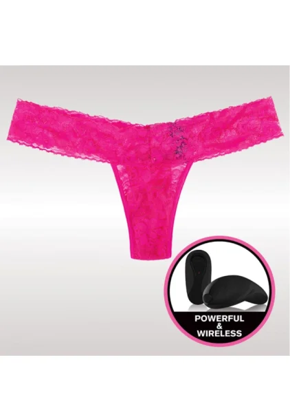 Remote Control Vibrating Lace Thong