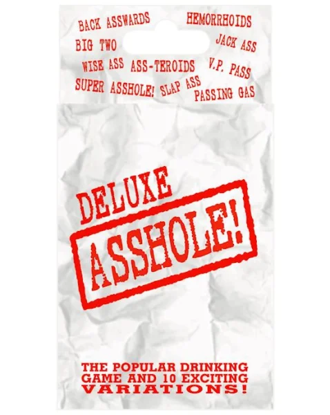 Deluxe Asshole! Card Game - White