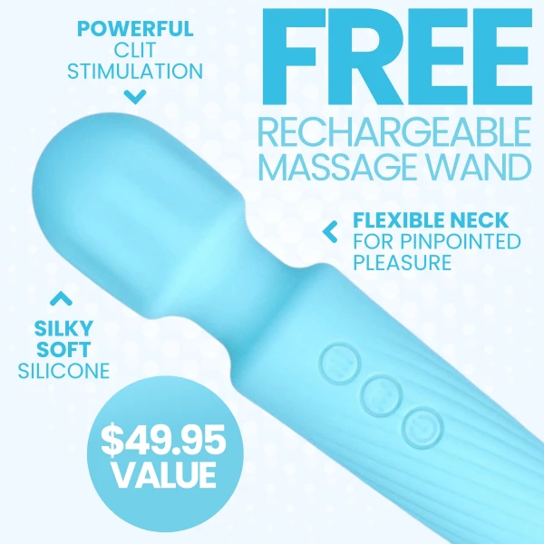 High-Power Silicone Wand Vibrator (Intense Vibrations!)