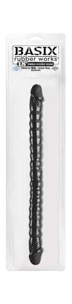 Basix Rubber Works 9 Inch Suction Cup Dong - Black