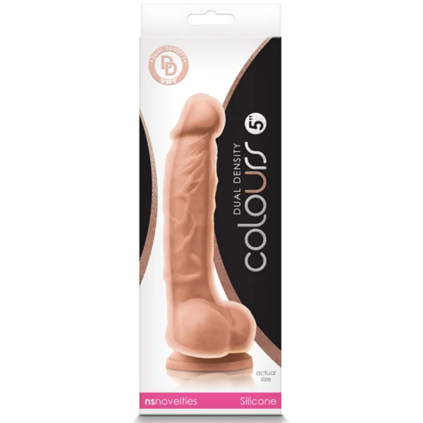 Colours Dual Density 5 Inch Silicone Dildo — image 16 of 17