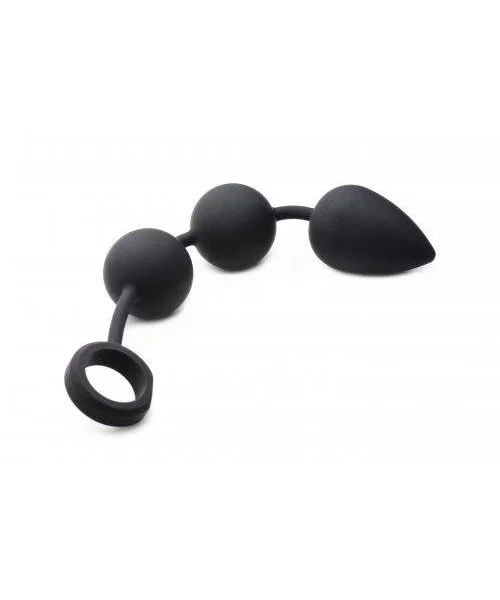 Tom Of Finland Weighted Anal Ball Beads Black