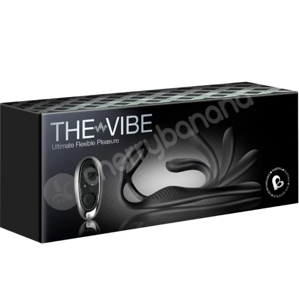 Rocks Off The-Vibe Black Multi-Function Flexible Couples Sex Toy With Remote