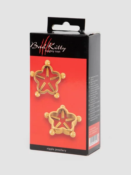 Gold Flower 5 Point Adjustable Stainless Steel Nipple Clamps