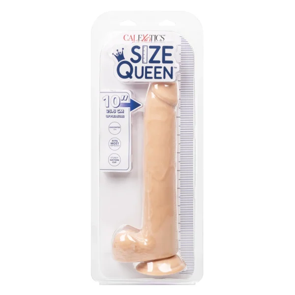 Size Queen 10 inch-25.5 Cm - Ivory